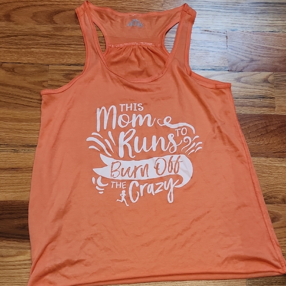 Tops - Coral Graphic Tank Top-Size Medium